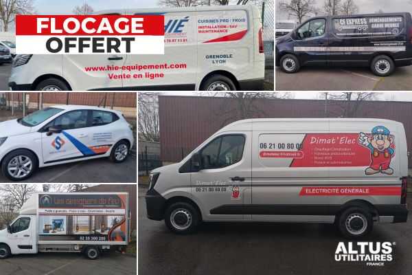 utilitaire flocage gratuit