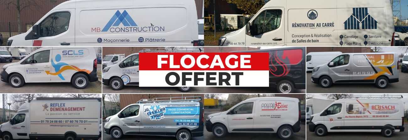 utilitaire flocage gratuit