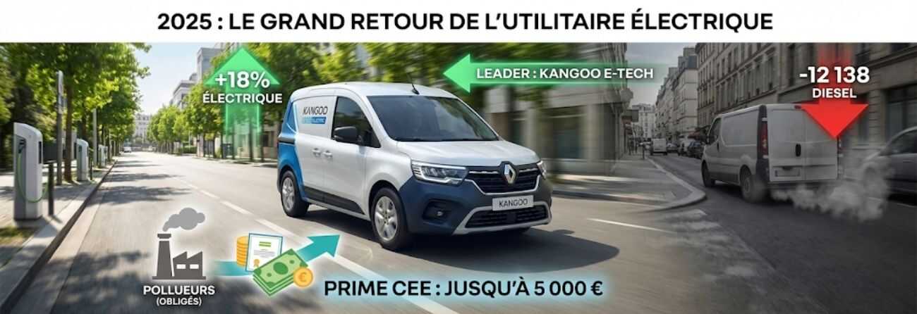 utilitaire electrique finance par prime cee